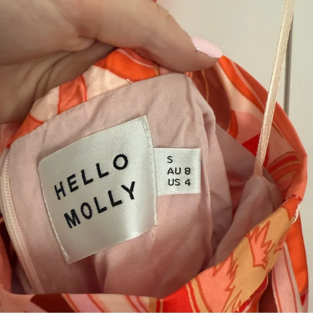 Hello Molly Strike Twice Maxi Dress Orange